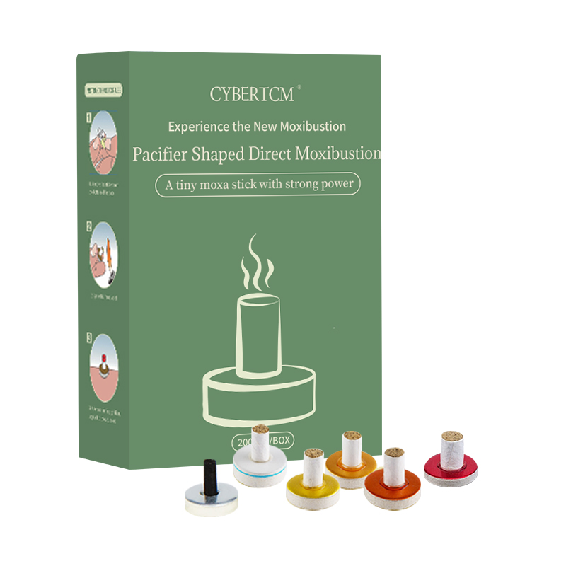 Cybertcm wheat grain moxibustion for children and children, portable moxibustion for home use, mugwort and mugwort pillar moxibustion, nipple moxibustion, 200 p