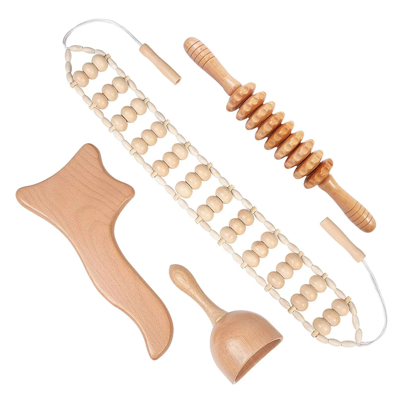 Beech massager Rolling bar scraping set