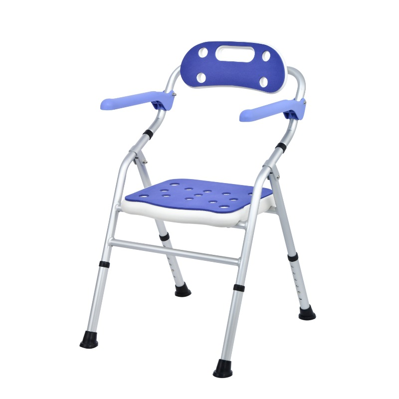 Aluminum alloy rust-proof bath chair Bath chair shower chair Bathroom bathroom shower room