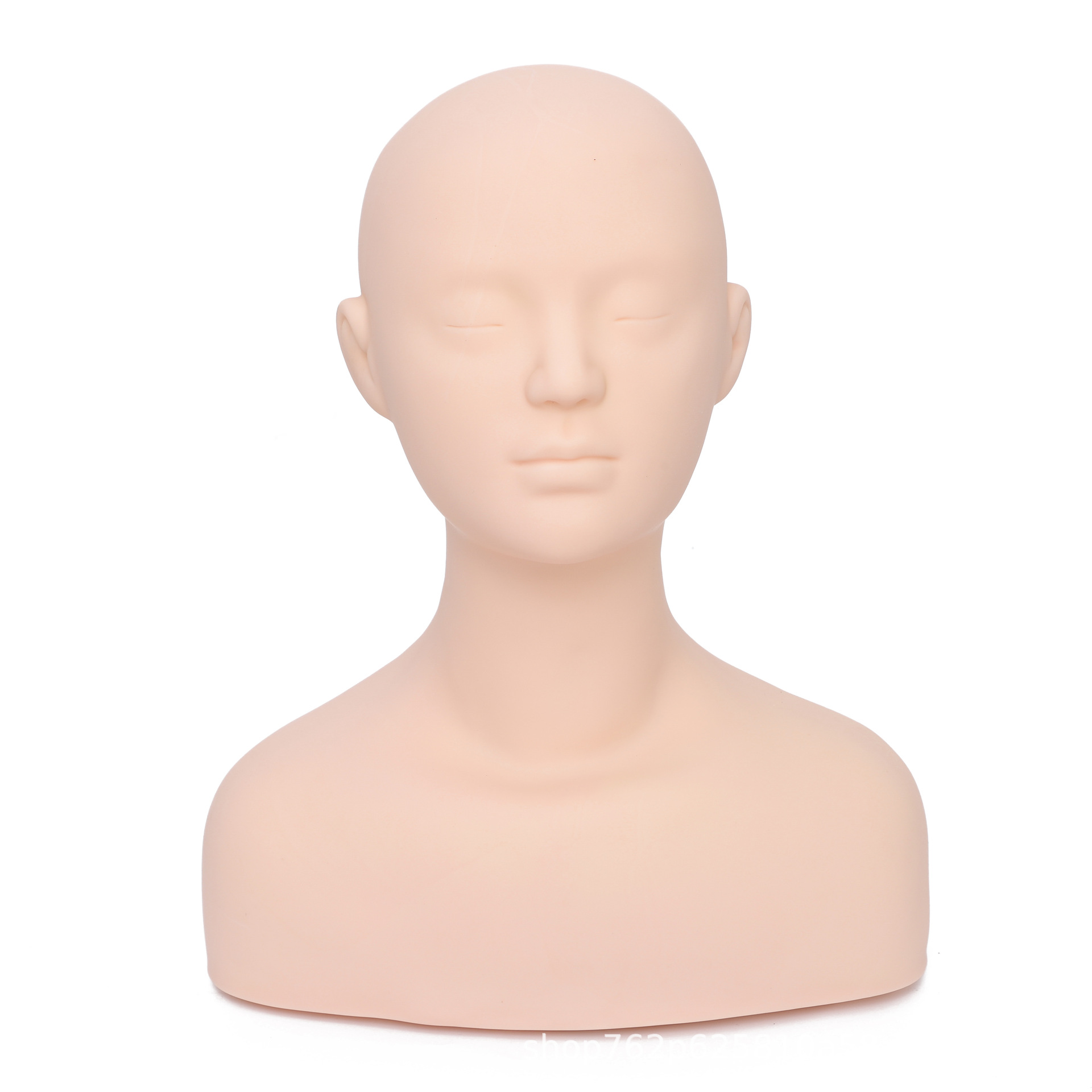 Head model acupuncture point practice with acupuncture points  acupuncture can be inserted